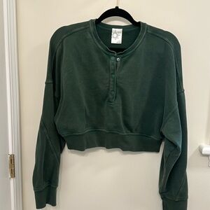 Offline by Aerie crop sweatshirt